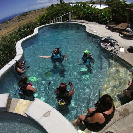 intro dive or refresher (scuba pool lesson)